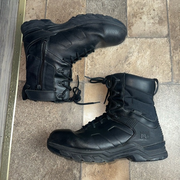 Timberland Pro Boots: Men's A1XVCHypercharge Waterproof Side Zip Work Boot Sz8.5 - Picture 3 of 9